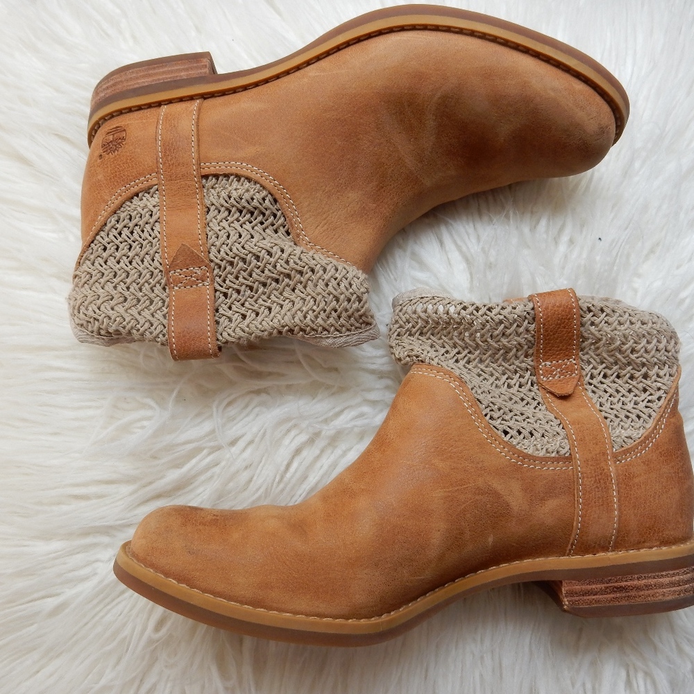 Timberland Brown Savin Hill Ankle Booties